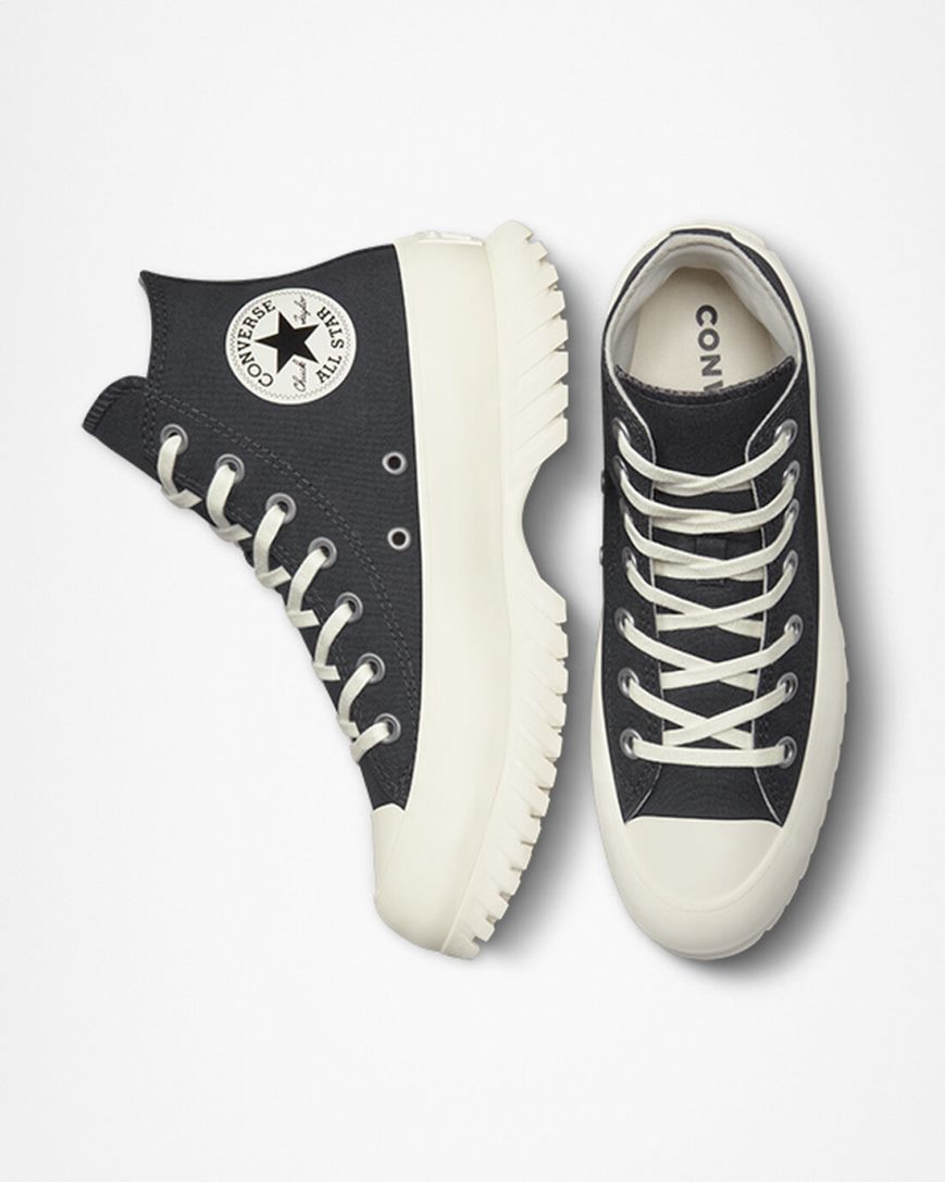 Zapatillas Altas Converse Chuck Taylor All Star Lugged 2.0 Seasonal Color Mujer Gris Negras | PE L5P78W